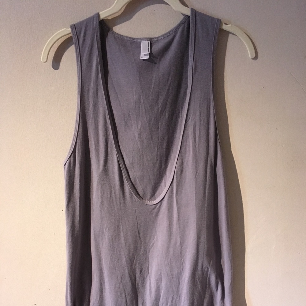 American Apparel Grey Deep U Dress for Bandeau